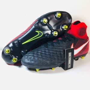 Nike Magista Obra II 2 SG PRO Anti Clog Cleats Red